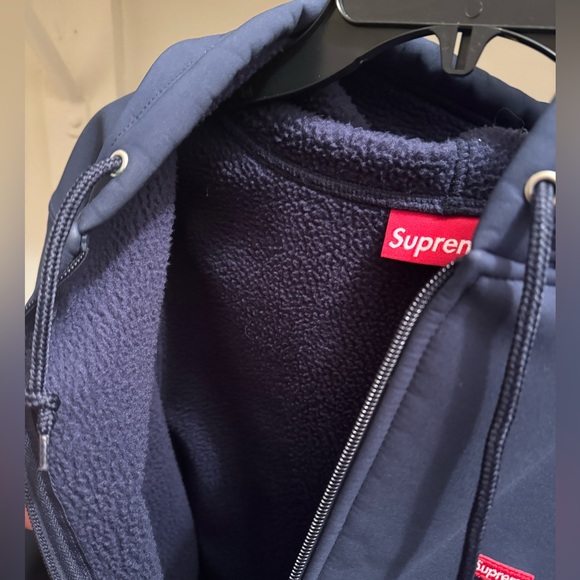 SUPREME Windstopper Zip Up Small Box Logo Sweatshirt/Jacket Size Medium Mens - Picture 3 of 8